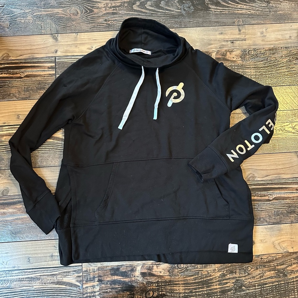 Peloton Black Legacy Cowl neck Sweatshirt Women’s size x-Small